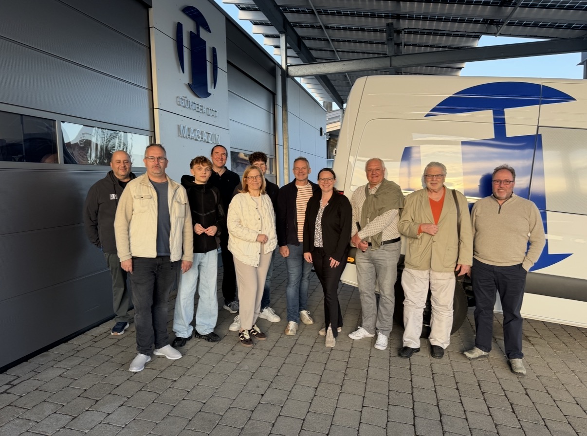 Der CDU-Kreisvorstand Freudenstadt bei Ott Gebäudereinigung in Horb-Talheim